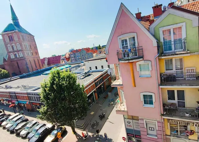 Heart Of Kolobrzeg With Terrace & Old Town View